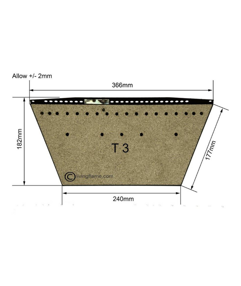 16" T3 Inset Gas Fire