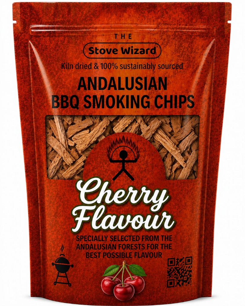 Andalusian BBQ Smoking Chips 3.4 Litre Cherry pouch