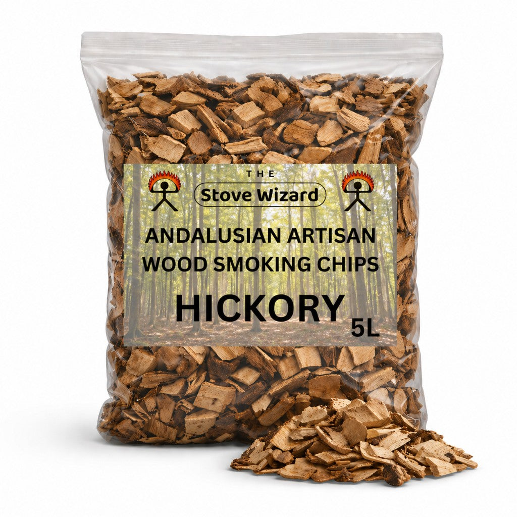 Andalusian BBQ Smoking Chips 5 Litre Hickory bag