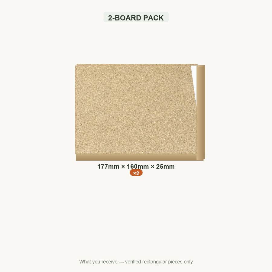 2-BOARD PACK — 177x160x25mm ×2