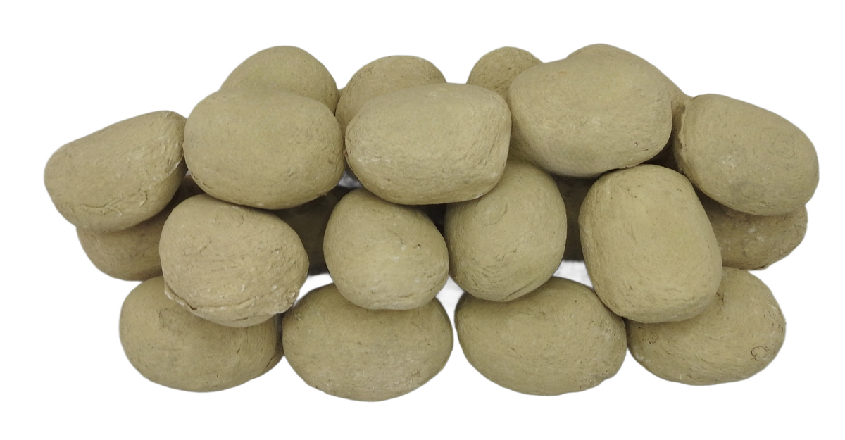 Large Grey Beige Pebbles (10 / 15 / 20 / 30 Pack)