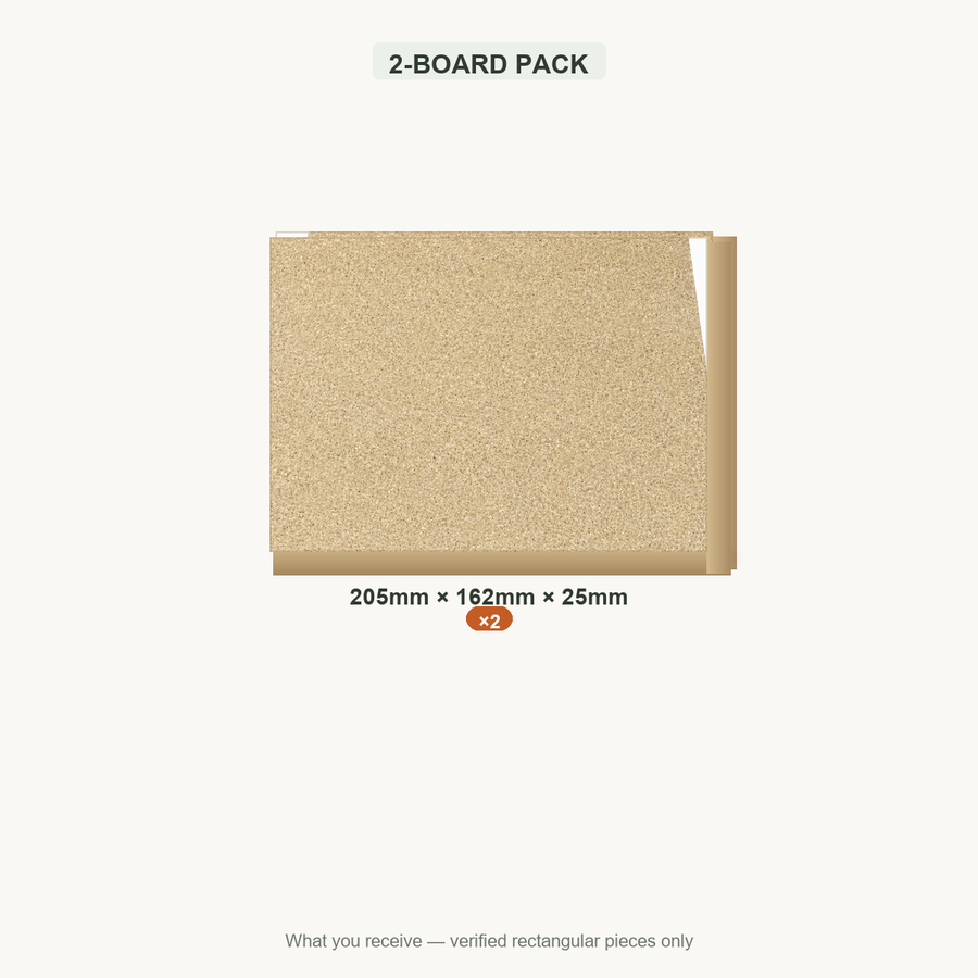 2-BOARD PACK — 205x162x25mm ×2