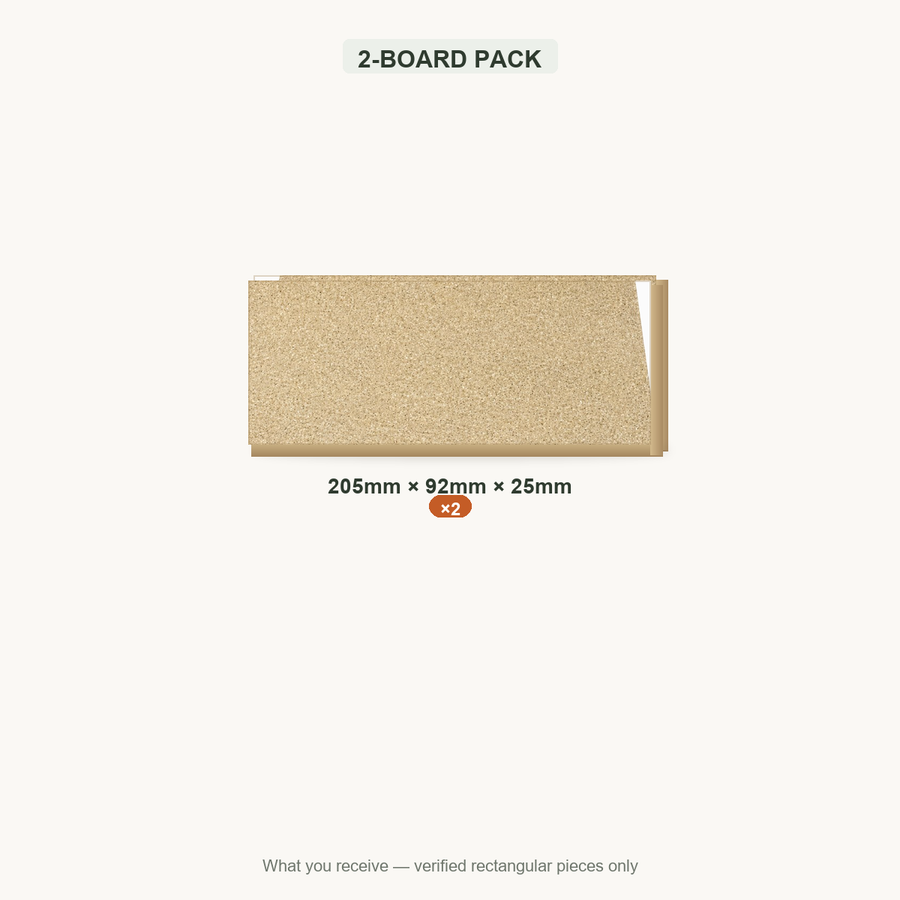 2-BOARD PACK — 205x92x25mm ×2