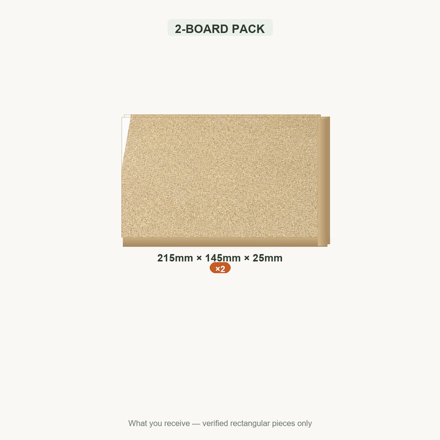 2-BOARD PACK — 215x145x25mm ×2