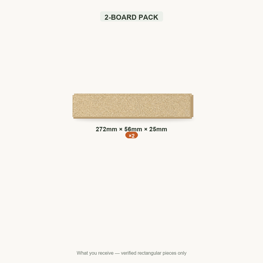 2-BOARD PACK — 272x56x25mm ×2