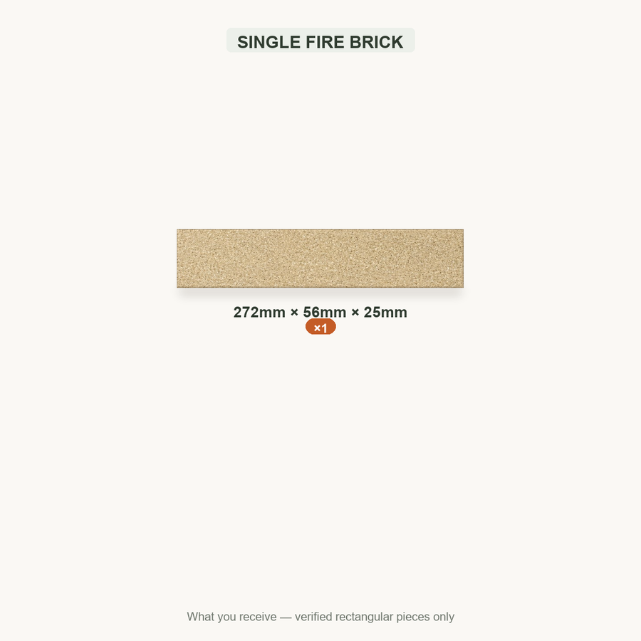 SINGLE FIRE BRICK — 272x56x25mm ×1