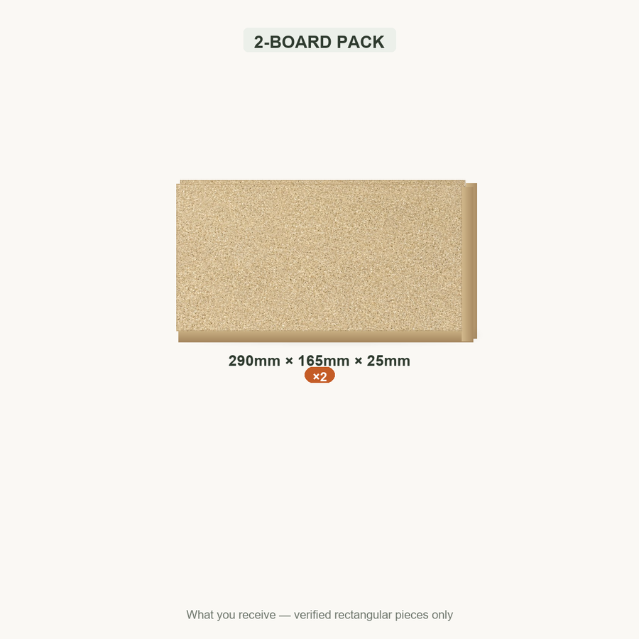 2-BOARD PACK — 290x165x25mm ×2