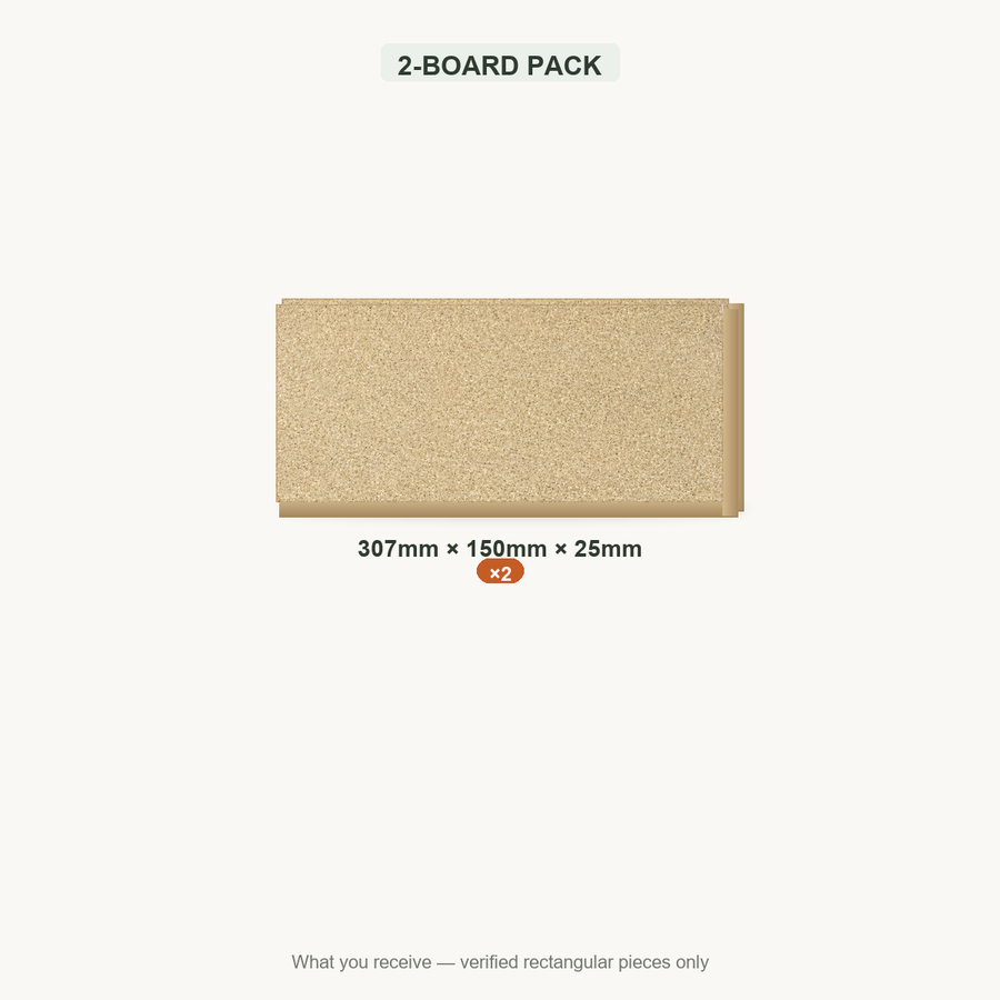 2-BOARD PACK — 307x150x25mm ×2
