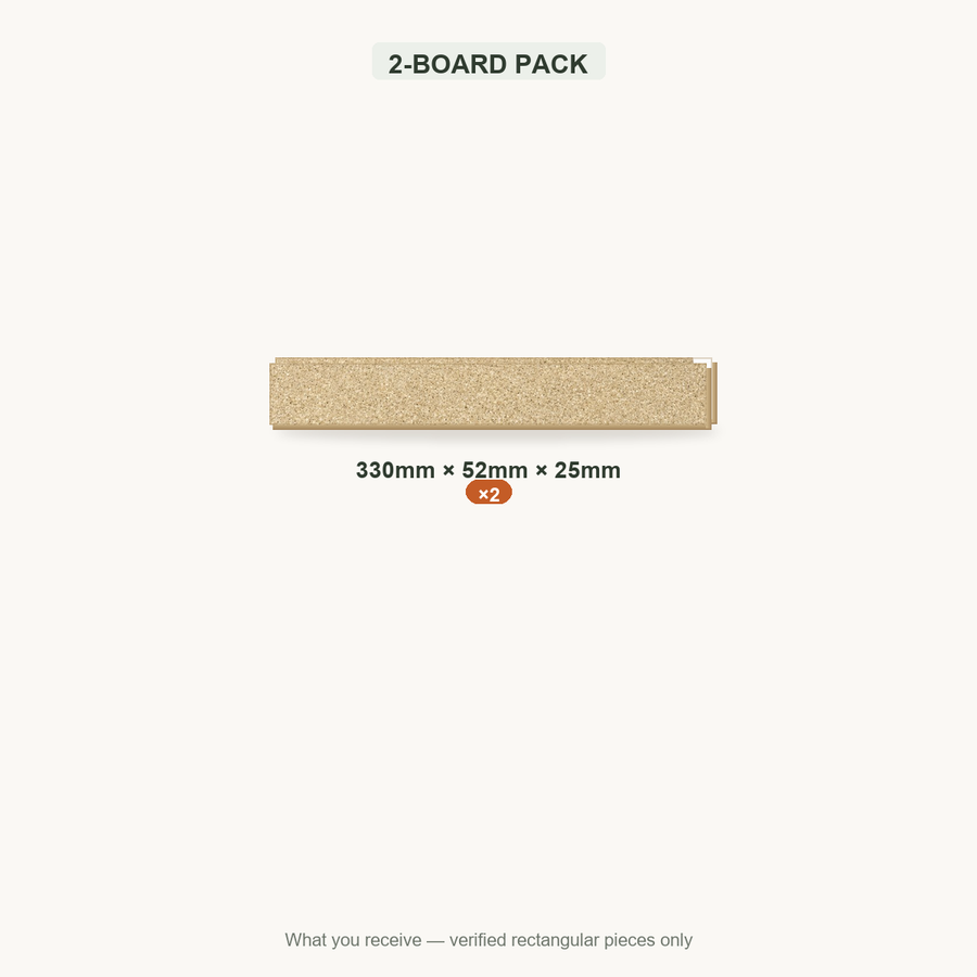 2-BOARD PACK — 330x52x25mm ×2