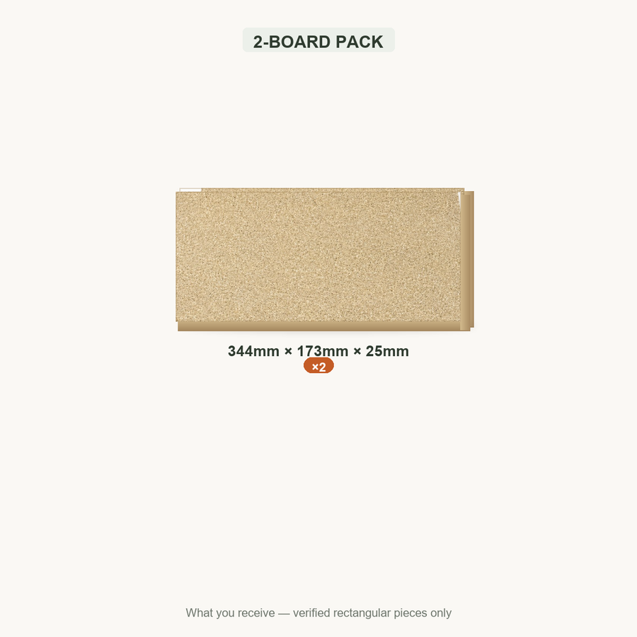 2-BOARD PACK — 344x173x25mm ×2
