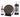 Black round stove rope kit with adhesive and accessories