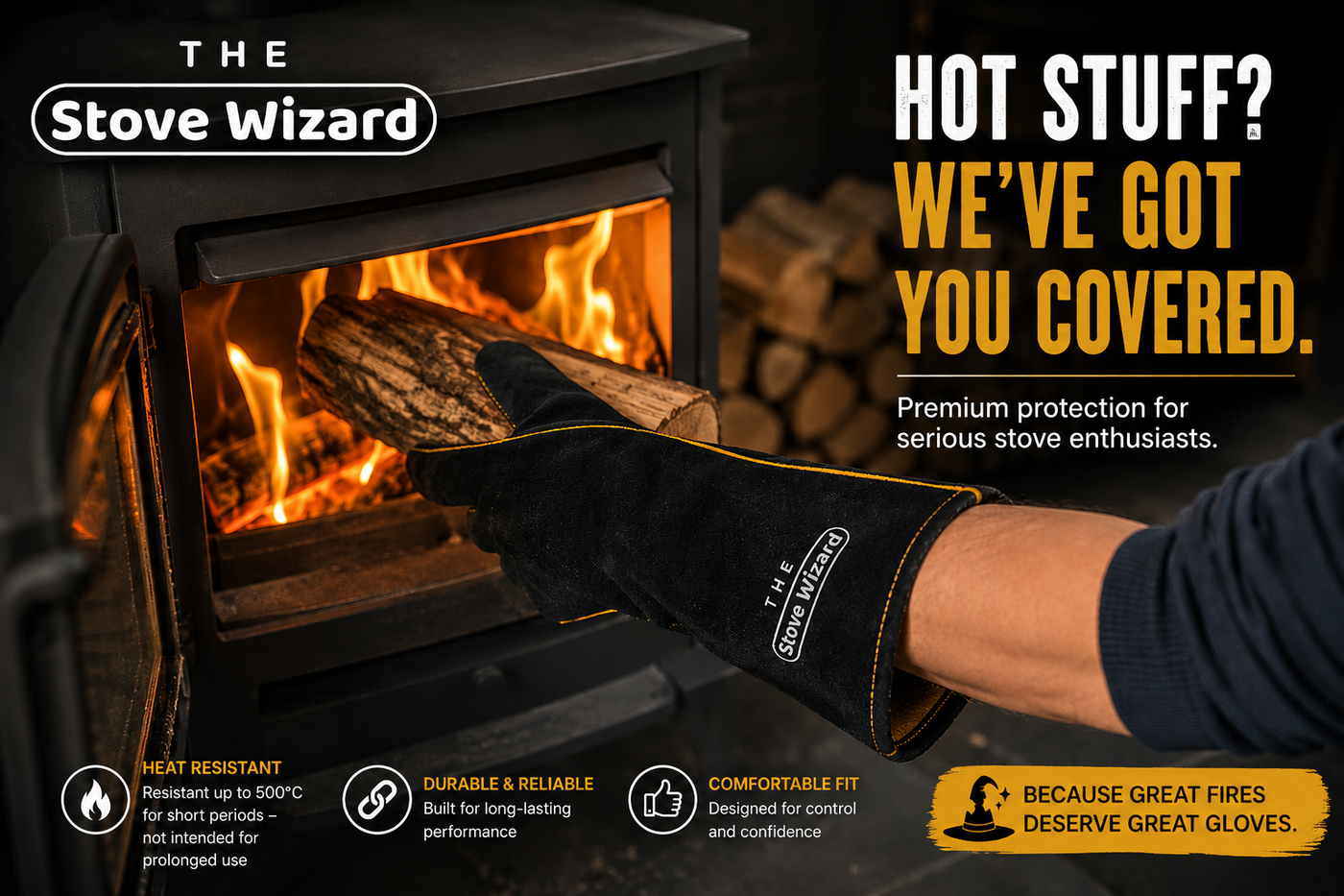 The Stove Wizard Stove Gloves