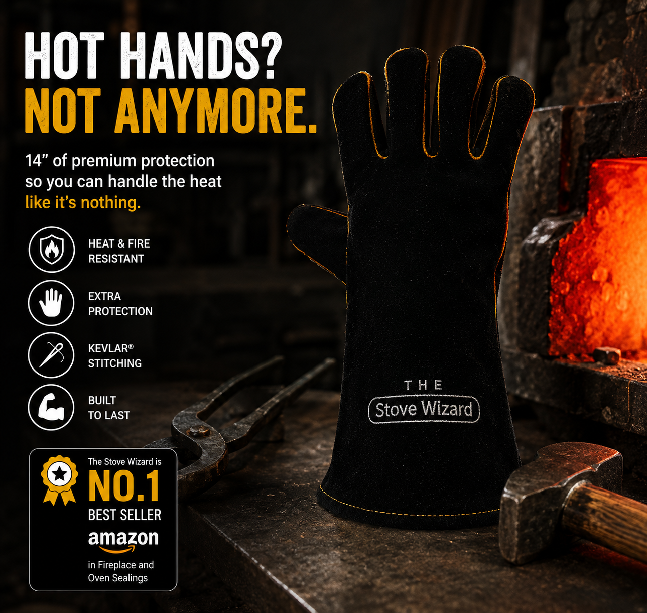The Stove Wizard Stove Gloves
