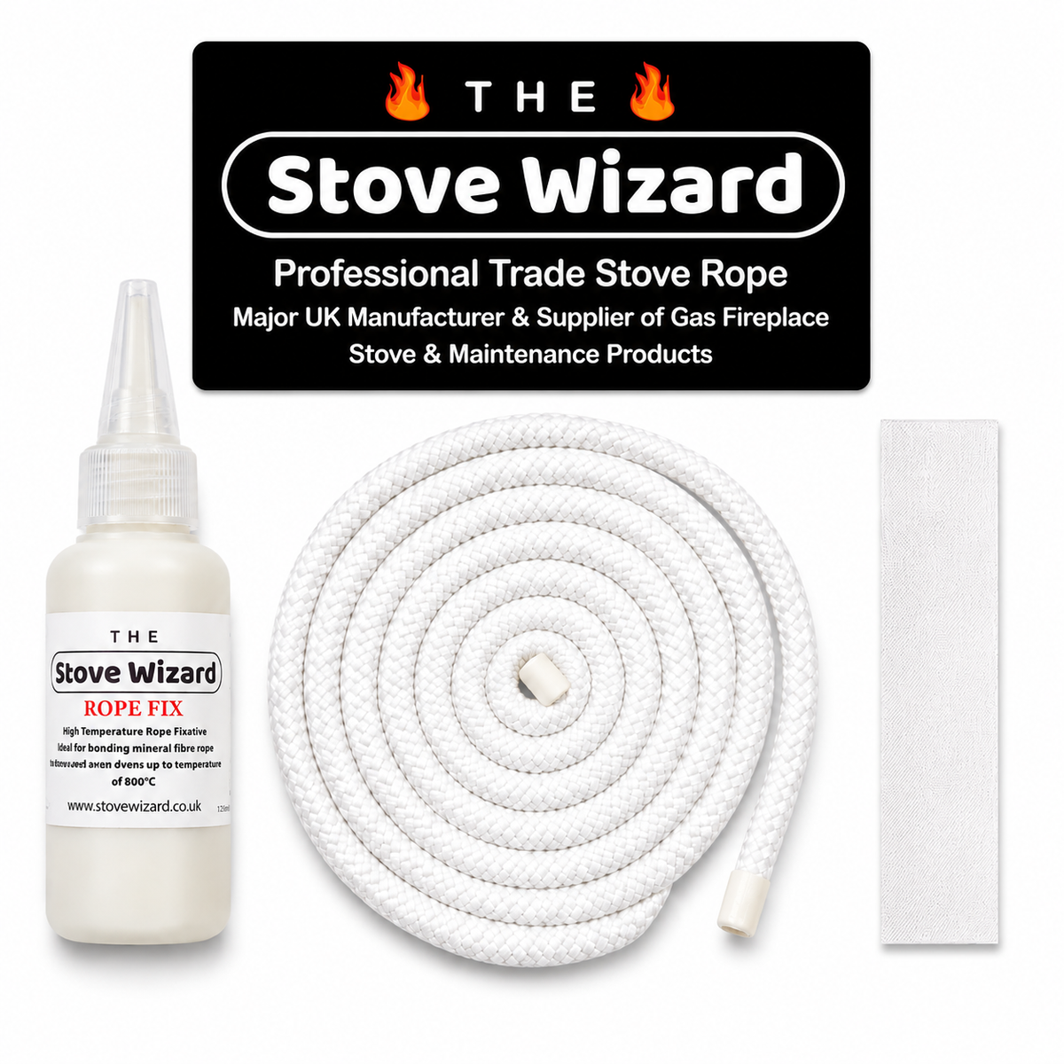 White stove rope replacement kit