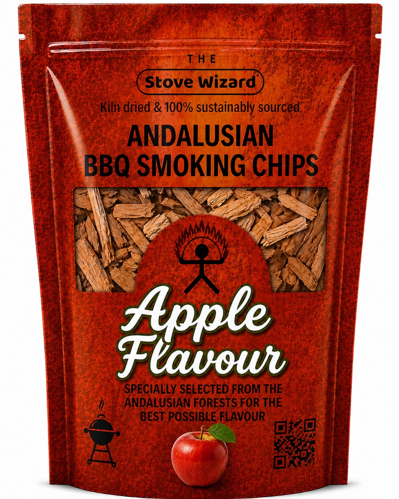 The Stove Wizard Andalusian BBQ Smoking Chips — Apple chips 850g (3.4L)