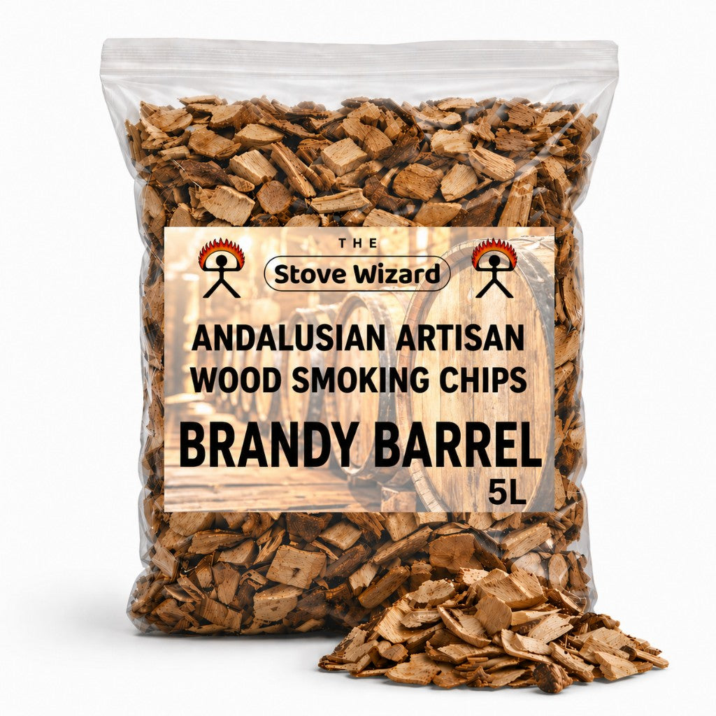 The Stove Wizard Andalusian BBQ Smoking Chips — Brandy (5L)