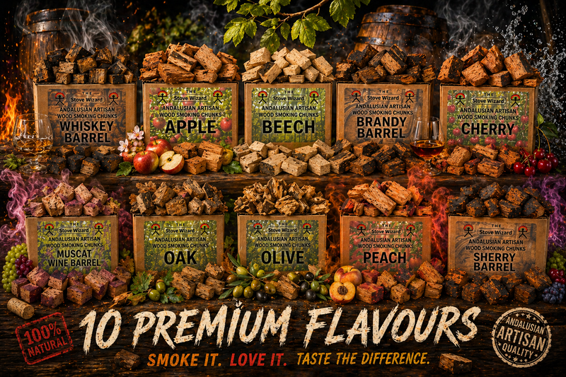 BBQ Smoking Wood Chips Chunks Premium Natural Smoker Fuel 1.5kg