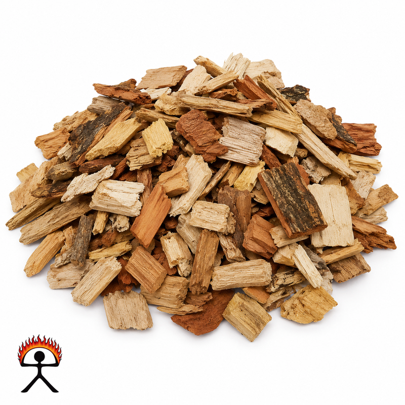BBQ Smoking Wood Chips Premium Smoker Fuel Natural 3.4 Litres