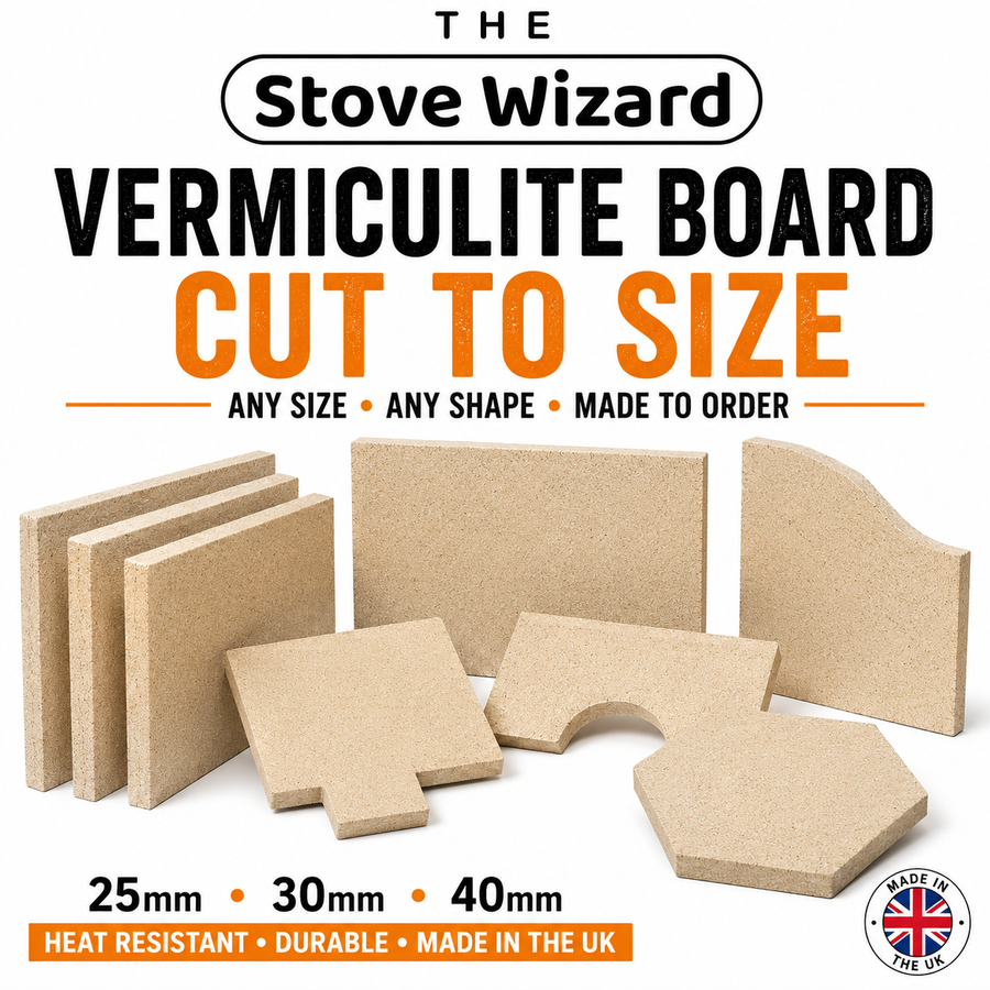 Vermiculite stove board sheet
