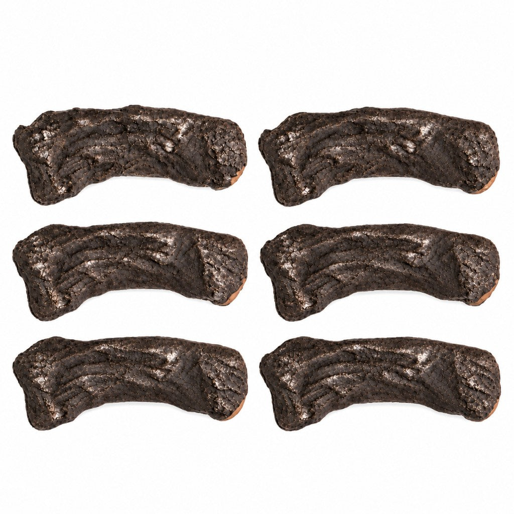 HD 6 Piece ceramic gas fire logs