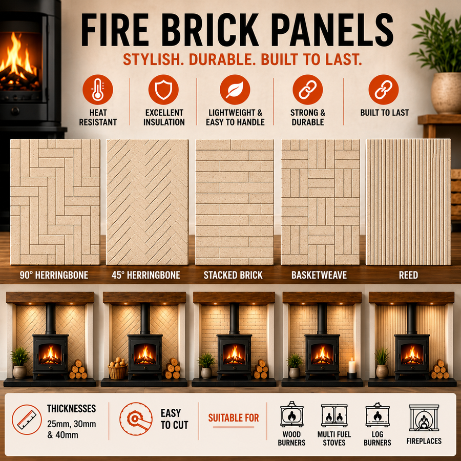 Vermiculite stove board sheet