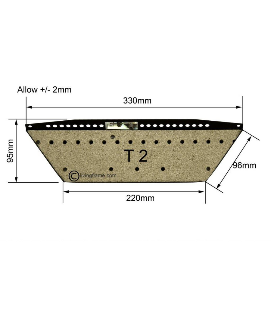 16" T2 Inset Gas Fire