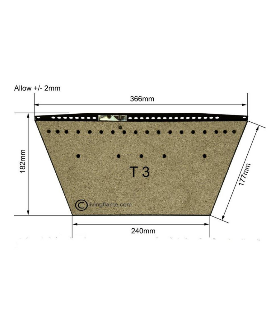 16" T3 Inset Gas Fire