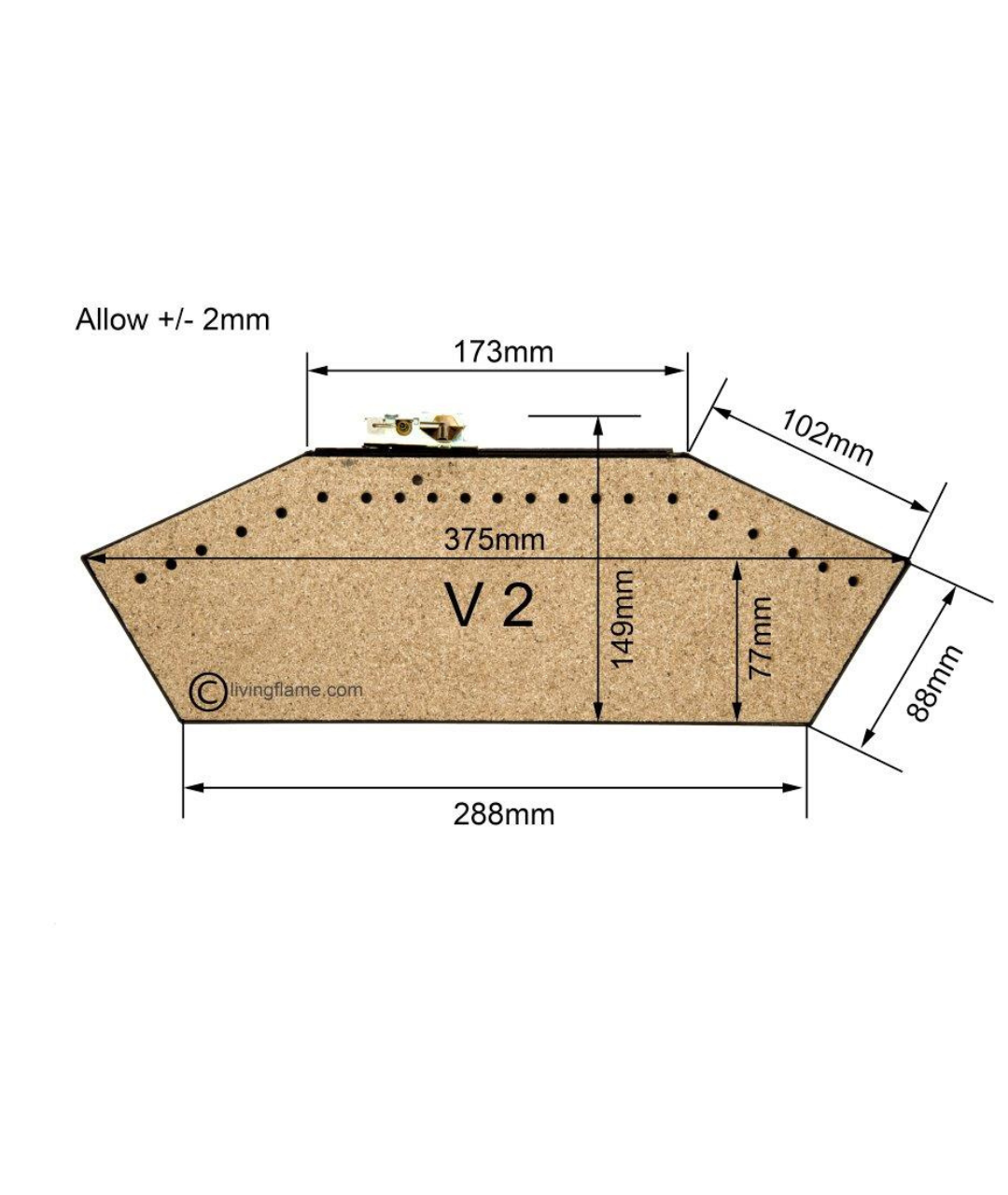 16" V2 Inset Gas Fire
