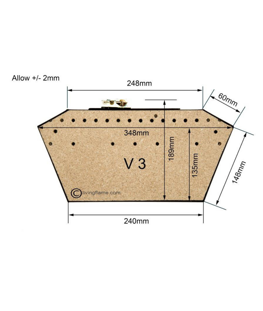 16" V3 Inset Gas Fire