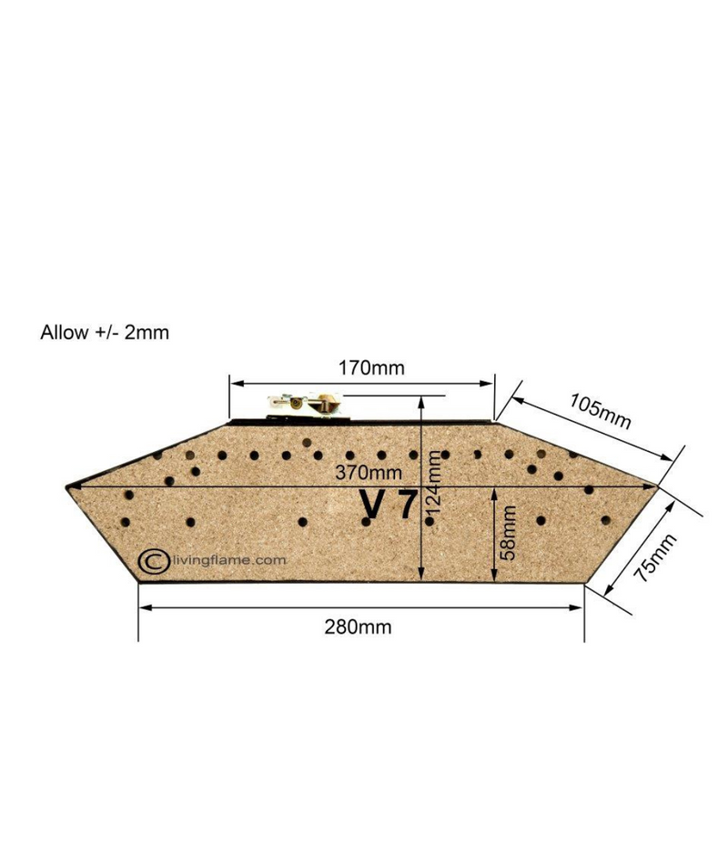 16" V7 Inset Gas Fire