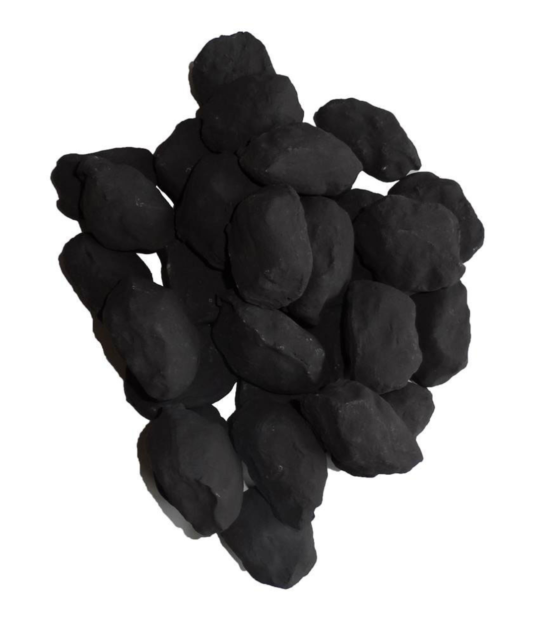 Large Cast Ceramic Gas Fire Coals