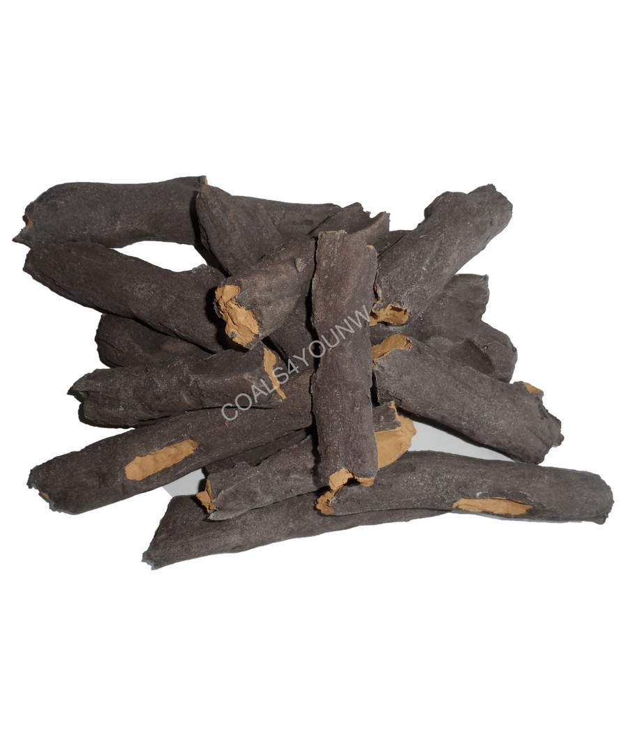 Ceramic artificial gas fire logs