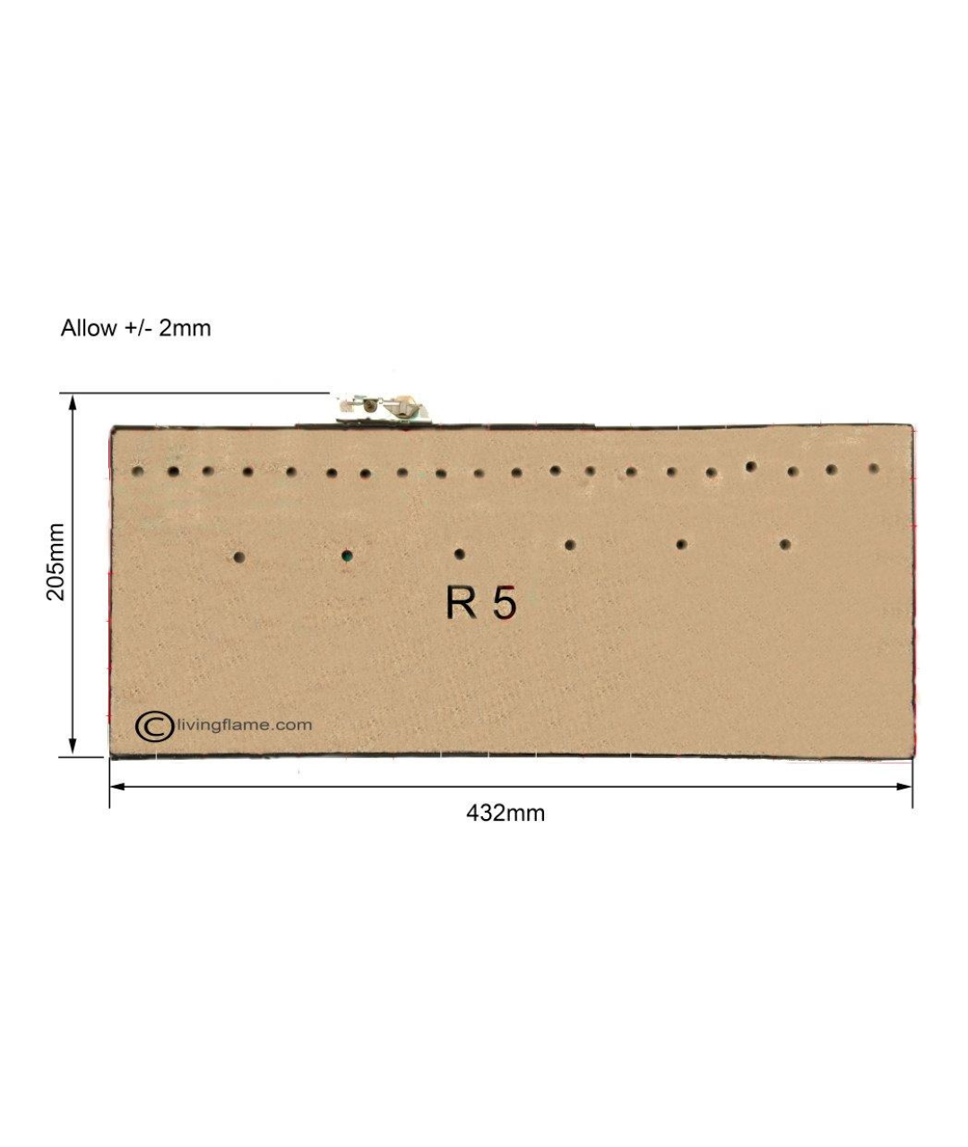 16" R5 Inset Gas Fire