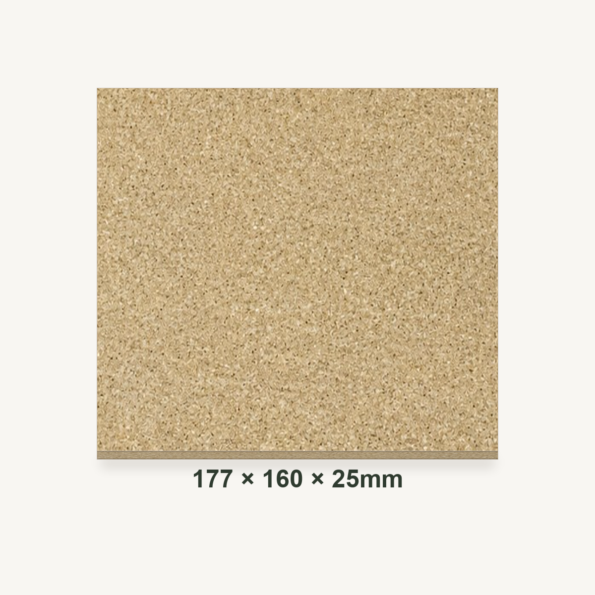 177mm x 160mm x 25mm Vermiculite Fire Brick