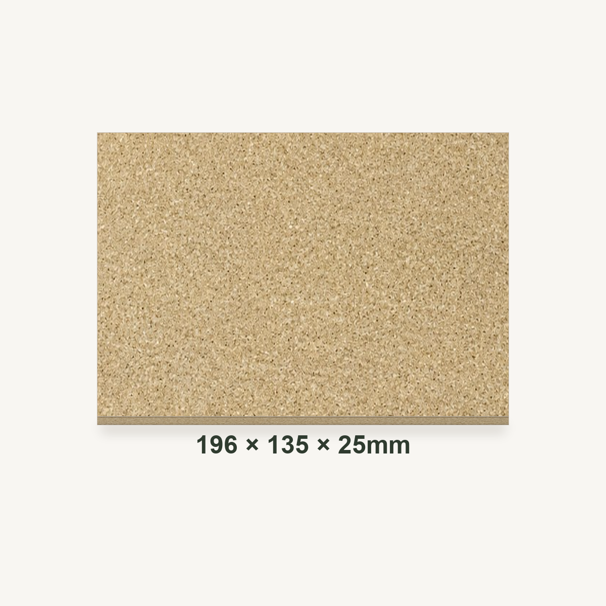 196mm x 135mm x 25mm Vermiculite Fire Brick