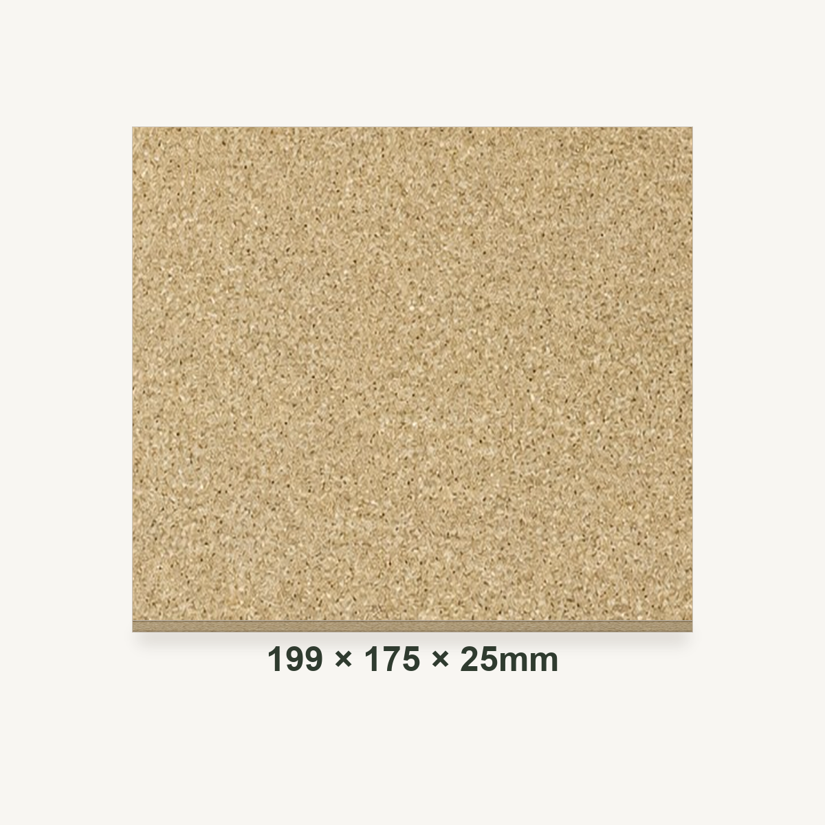 199mm x 175mm x 25mm Vermiculite Fire Brick