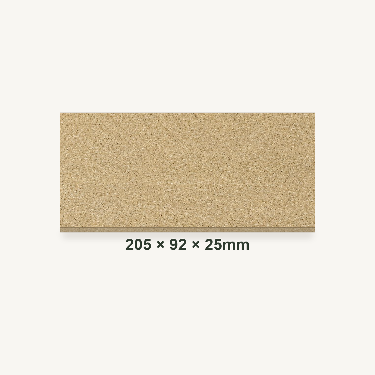 205mm x 92mm x 25mm Vermiculite Fire Brick
