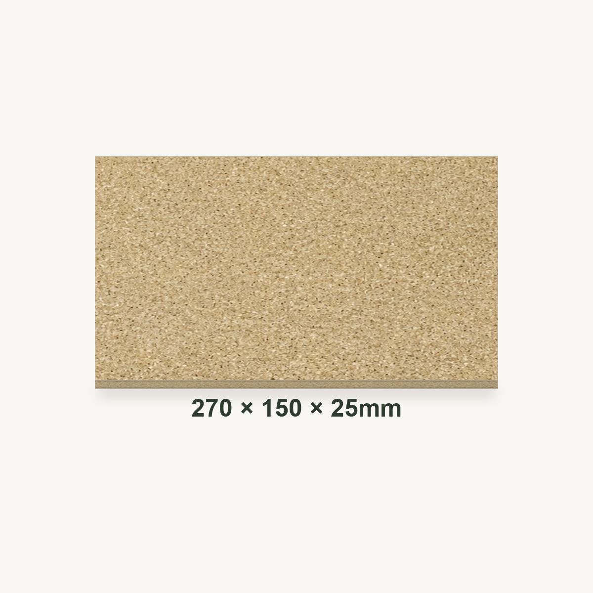 270mm x 150mm x 25mm Vermiculite Fire Brick