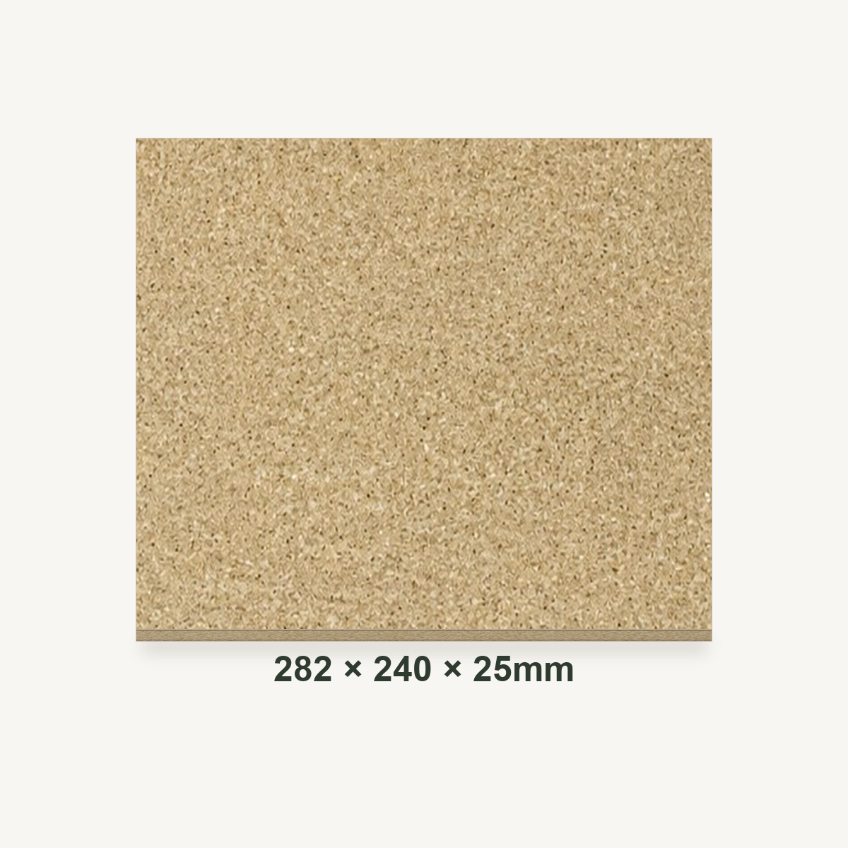 282mm x 240mm x 25mm Vermiculite Fire Brick