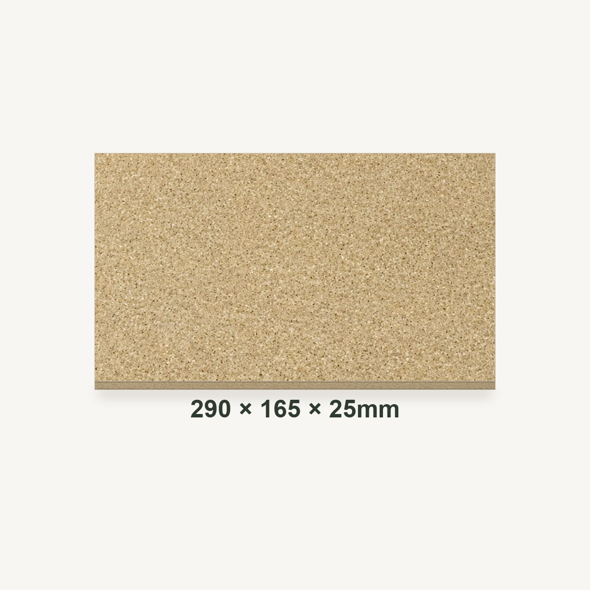 290mm x 165mm x 25mm Vermiculite Fire Brick