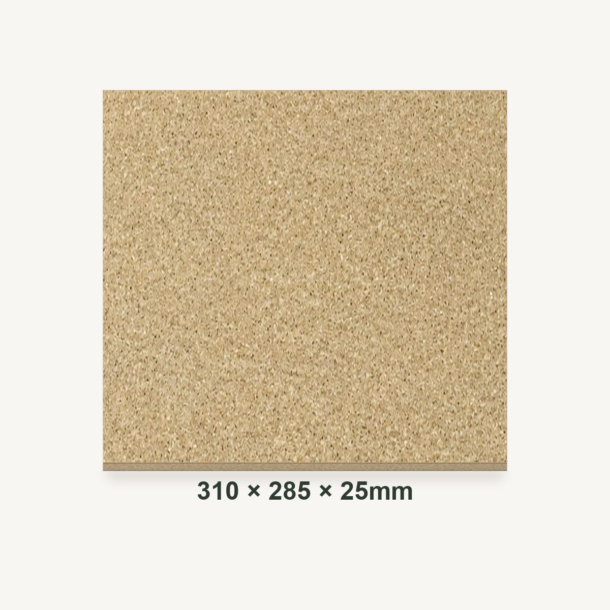 310mm x 285mm x 25mm Vermiculite Fire Brick