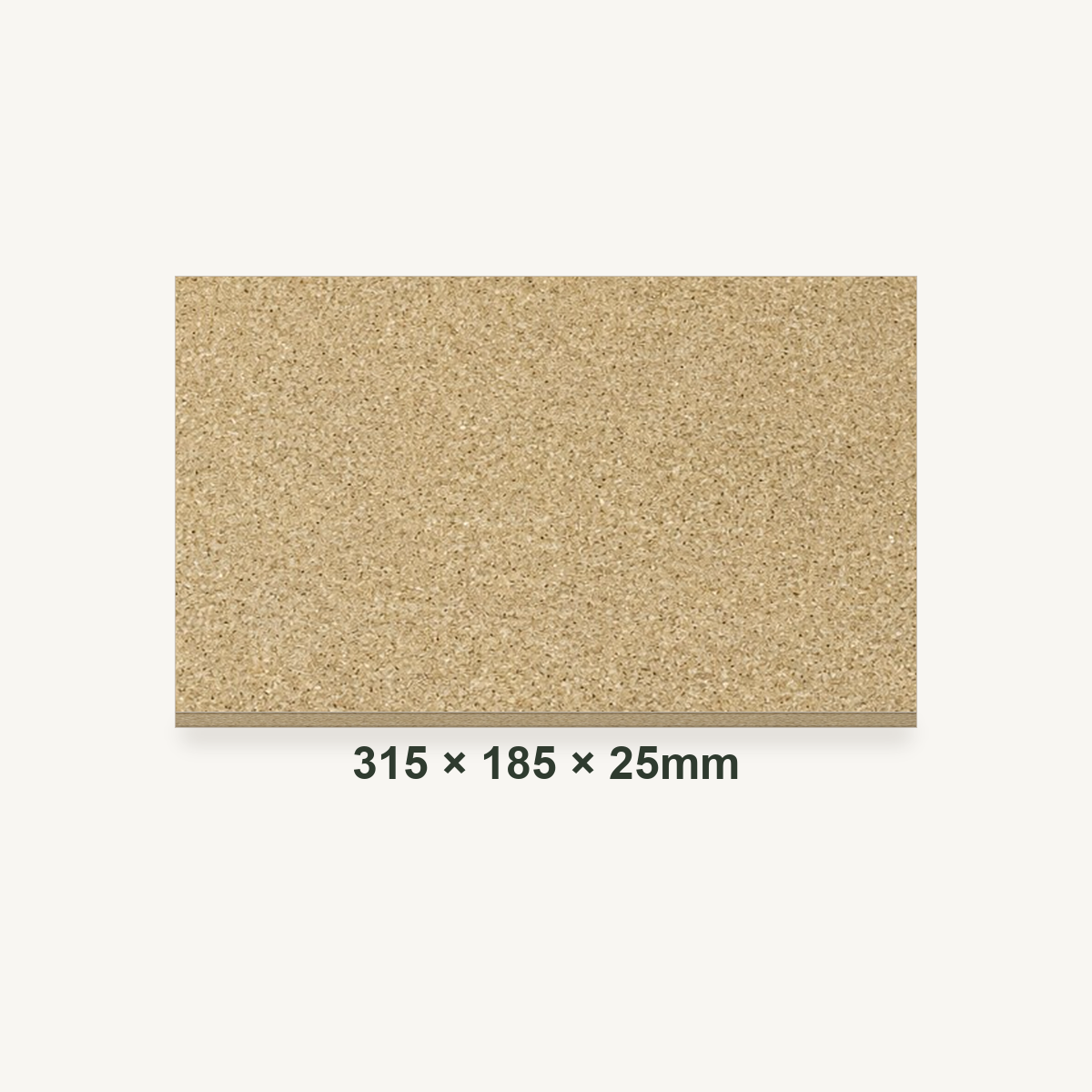 315mm x 185mm x 25mm Vermiculite Fire Brick