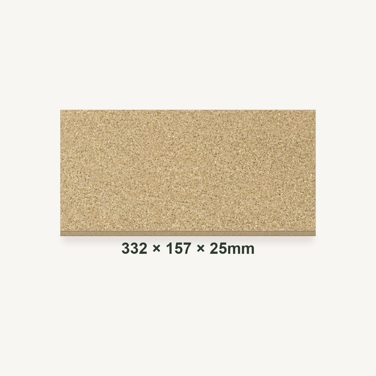 332mm x 157mm x 25mm Vermiculite Fire Brick
