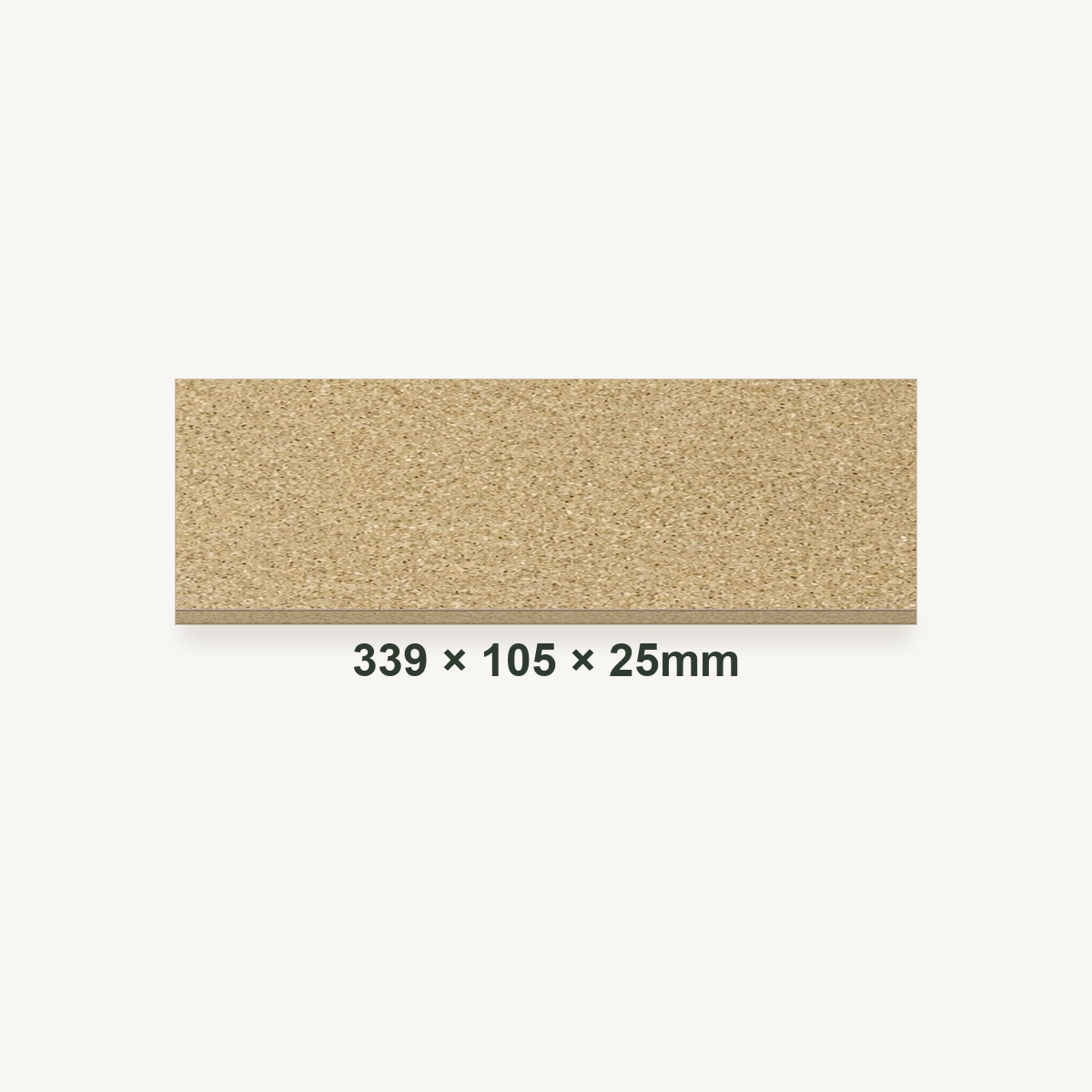 339mm x 105mm x 25mm Vermiculite Fire Brick