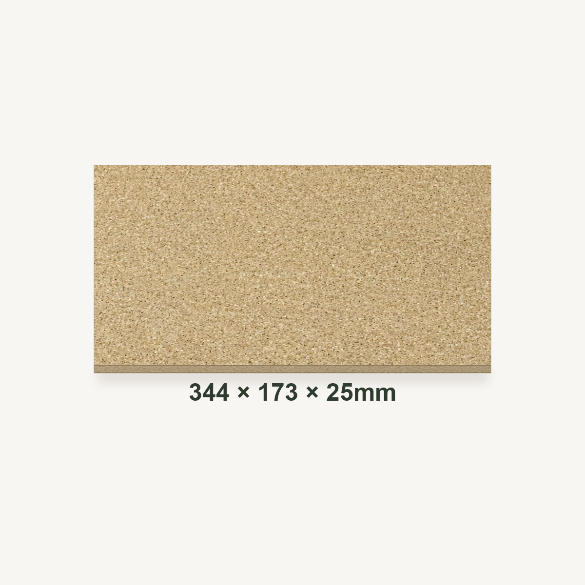 344mm x 173mm x 25mm Vermiculite Fire Brick