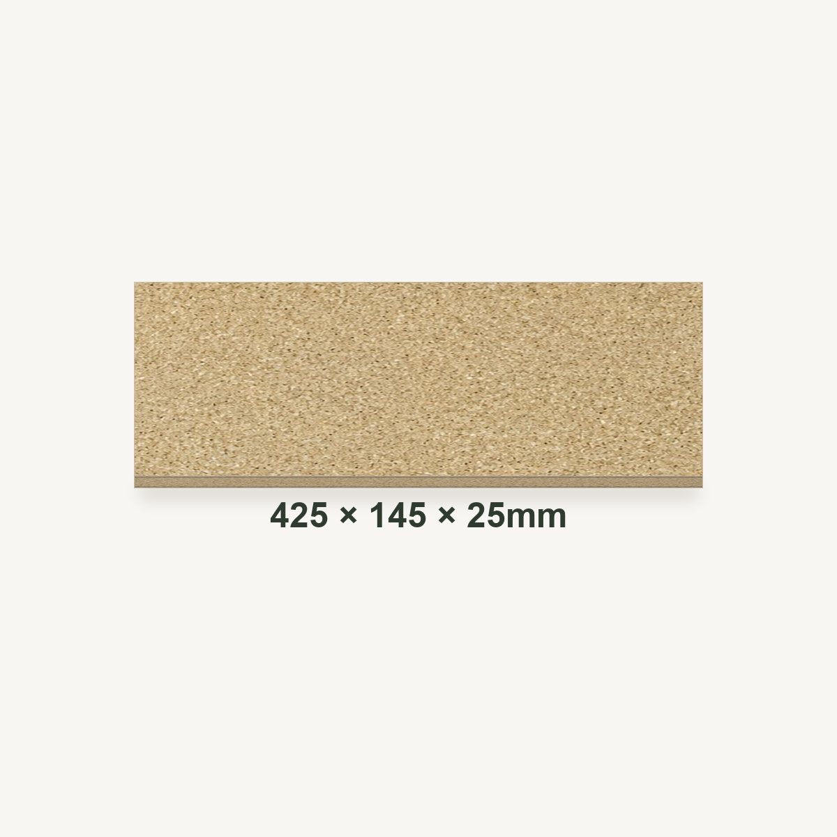 425mm x 145mm x 25mm Vermiculite Fire Brick