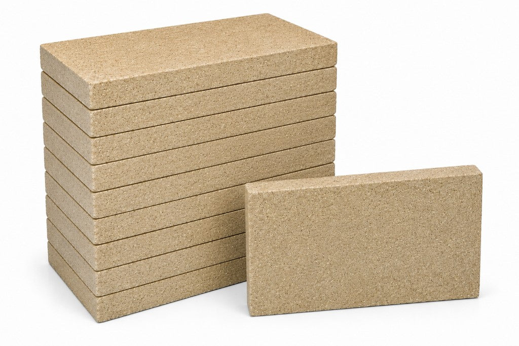 Pack of 10 vermiculite stove fire bricks